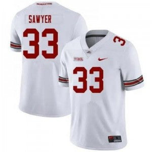 NCAA Ohio State Buckeyes white Vapor jersey