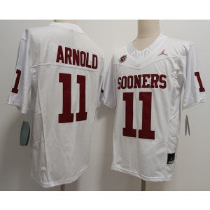 NCAA Oklahoma Sooners white Vapor jersey