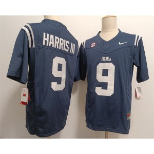 NCAA Ole Miss Rebels navy Vapor jersey