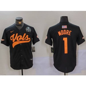 NCAA Tennessee Volunteers black Vapor jersey
