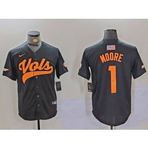 NCAA Tennessee Volunteers black Vapor jersey