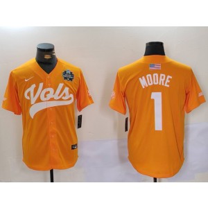 NCAA Tennessee Volunteers orange Vapor jersey