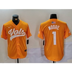 NCAA Tennessee Volunteers orange Vapor jersey
