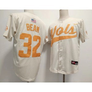 NCAA Tennessee Volunteers cream Vapor jersey