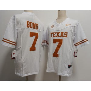NCAA Texas Longhorn NCAA Texas Longhorn 7 Isaiah white Vapor jersey