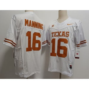 NCAA Texas Longhorns white Vapor jersey