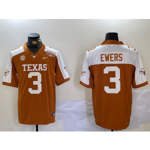 NCAA Texas Longhorns orange Vapor jersey