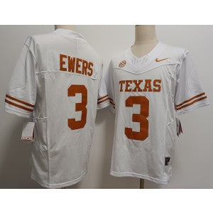 NCAA Texas Longhorns white Vapor jersey