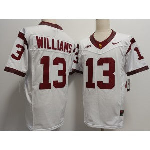 NCAA USC Trojans white Vapor jersey