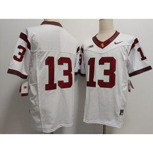 NCAA USC Trojans white Vapor jersey