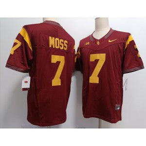NCAA USC Trojans red Vapor jersey
