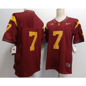 NCAA USC Trojans red Vapor jersey