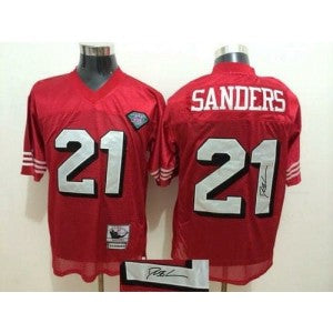 NFL San Francisco 49ers red Throwback jersey
