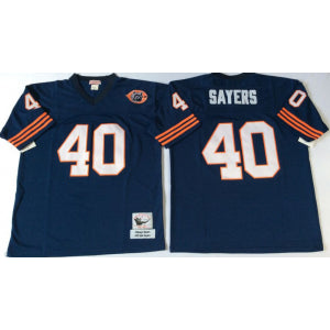 NFL Chicago Bears navy Throwback jersey