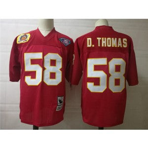 NFL Kansas City Chiefs red Throwback jersey