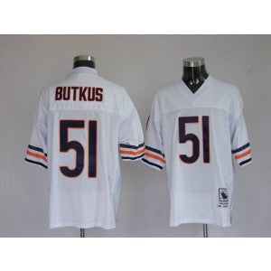 NFL Chicago Bears white Throwback jersey