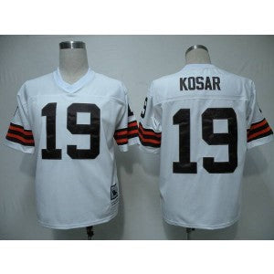 NFL Cleveland Browns white Throwback jersey