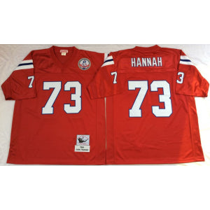 NFL New England Patriots red Throwback jersey