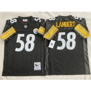NFL Pittsburgh Steelers black Throwback jersey