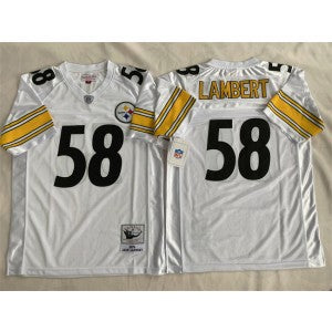 NFL Pittsburgh Steelers white Throwback jersey