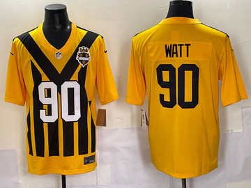 NFL Pittsburgh Steelers yellow Throwback jersey