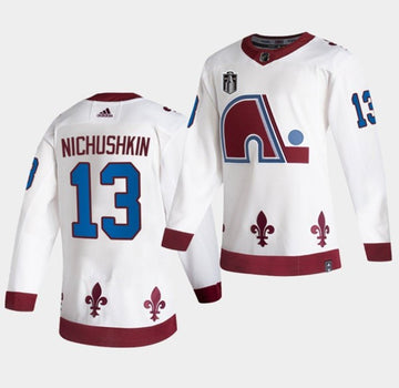 NHL Colorado Avalanche white Reverse Retro jersey