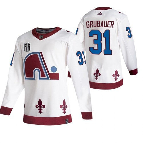 NHL Colorado Avalanche white Reverse Retro jersey