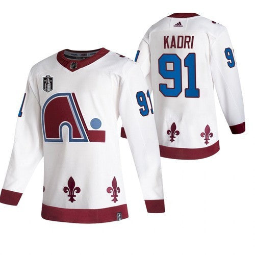 NHL Colorado Avalanche white Reverse Retro jersey