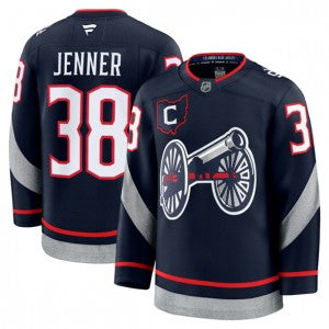 NHL Columbus Blue Jackets navy jersey