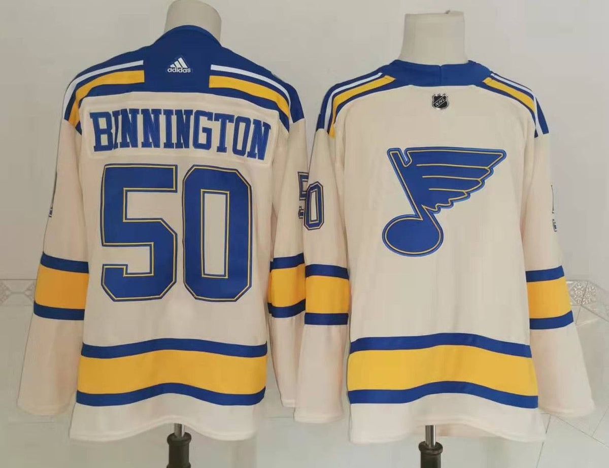 NHL St. Louis Blues cream Winter Classic jersey
