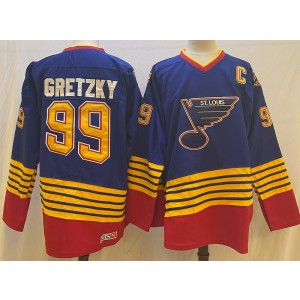 NHL St. Louis Blues blue Throwback jersey
