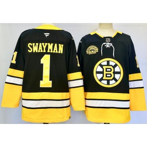 NHL Boston Bruins black jersey