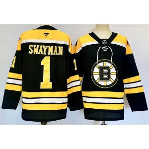 NHL Boston Bruins black jersey
