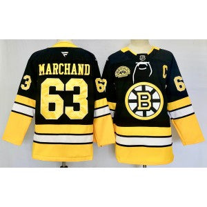 NHL Boston Bruins black jersey