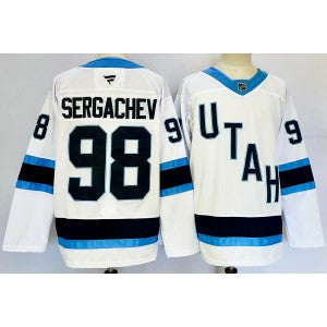 NHL Utah Mammoth white jersey