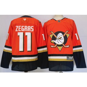 NHL Anaheim Ducks orange jersey