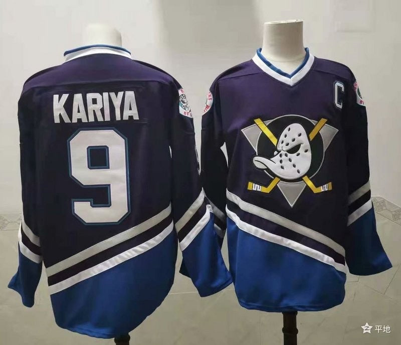 NHL Anaheim Ducks blue jersey
