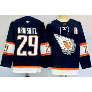 NHL Edmonton Oilers navy jersey