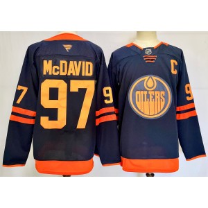 NHL Edmonton Oilers black jersey