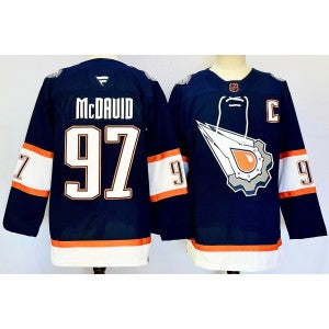 NHL Edmonton Oilers navy jersey