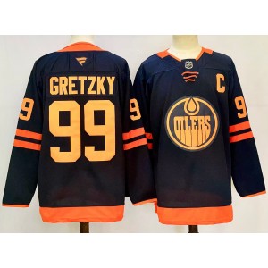 NHL Edmonton Oilers navy jersey