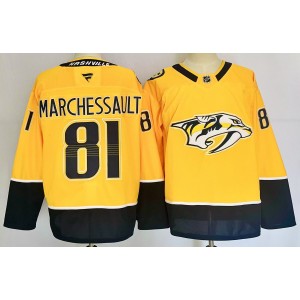 NHL Nashville Predators yellow jersey
