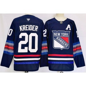 NHL New York Rangers navy jersey