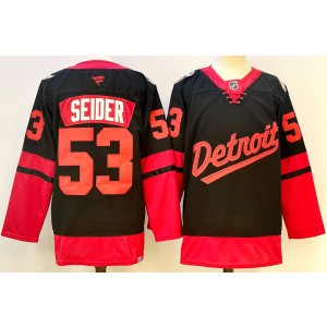 NHL Detroit Red Wings black jersey