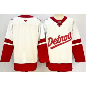 NHL Blank Detroit Red Wings white jersey