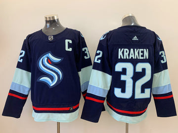 NHL Seattle Kraken navy jersey