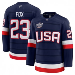 NHL USA NHL USA 23 Adam Fox navy jersey