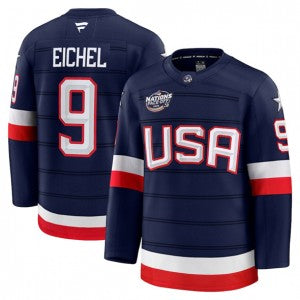 NHL USA NHL USA 9 Jack Eichel navy jersey