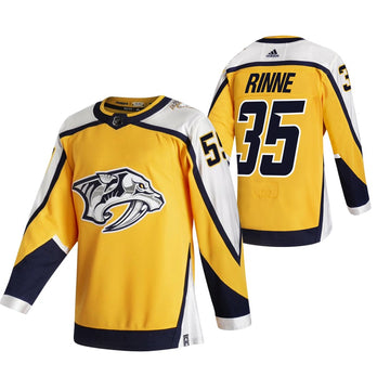 Pekka Rinne Nashville Predators yellow Reverse Retro jersey