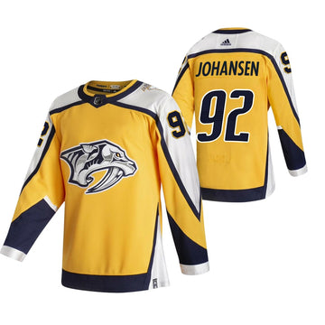 Ryan Johansen Nashville Predators yellow Reverse Retro jersey